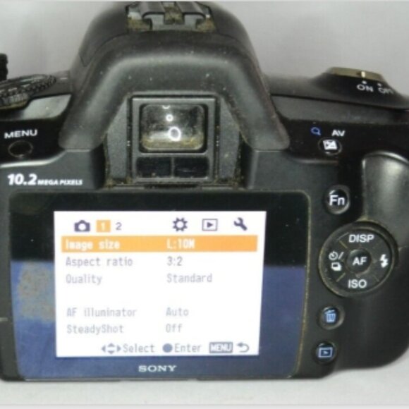 Sony A230 Digital SLR With Charger 2 Batteries Tested And Works Photography - Picture 3 of 8